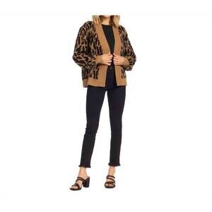 NEW MUDPIE sinclair long sleeve cardigan in tan